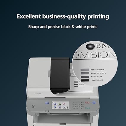 RICOH 132 MF Black & White Laser All-in-One Printer | - Image 2